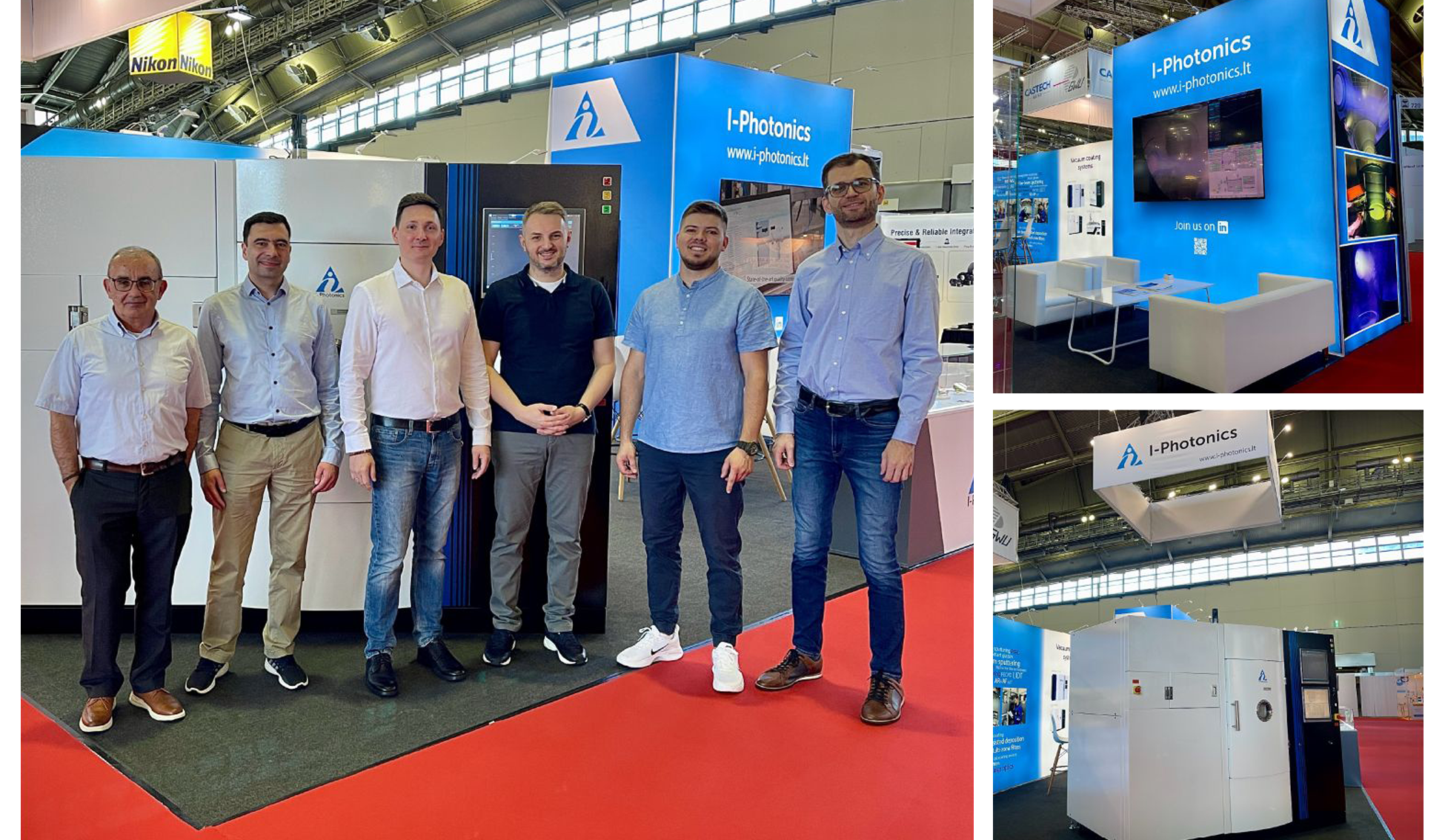 Our I-Photonics team is looking forward to meet you at the Optatec Messe!